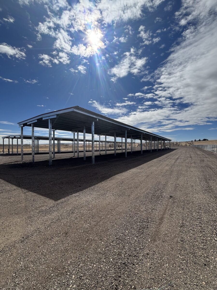 Secure outdoor RV storage facility near Elizabeth Colorado