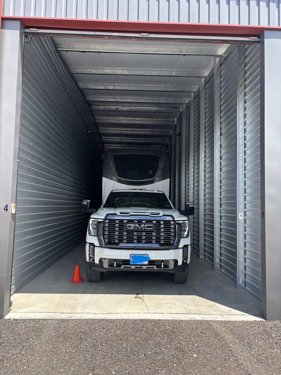 Secure indoor RV storage facility near Elizabeth Colorado